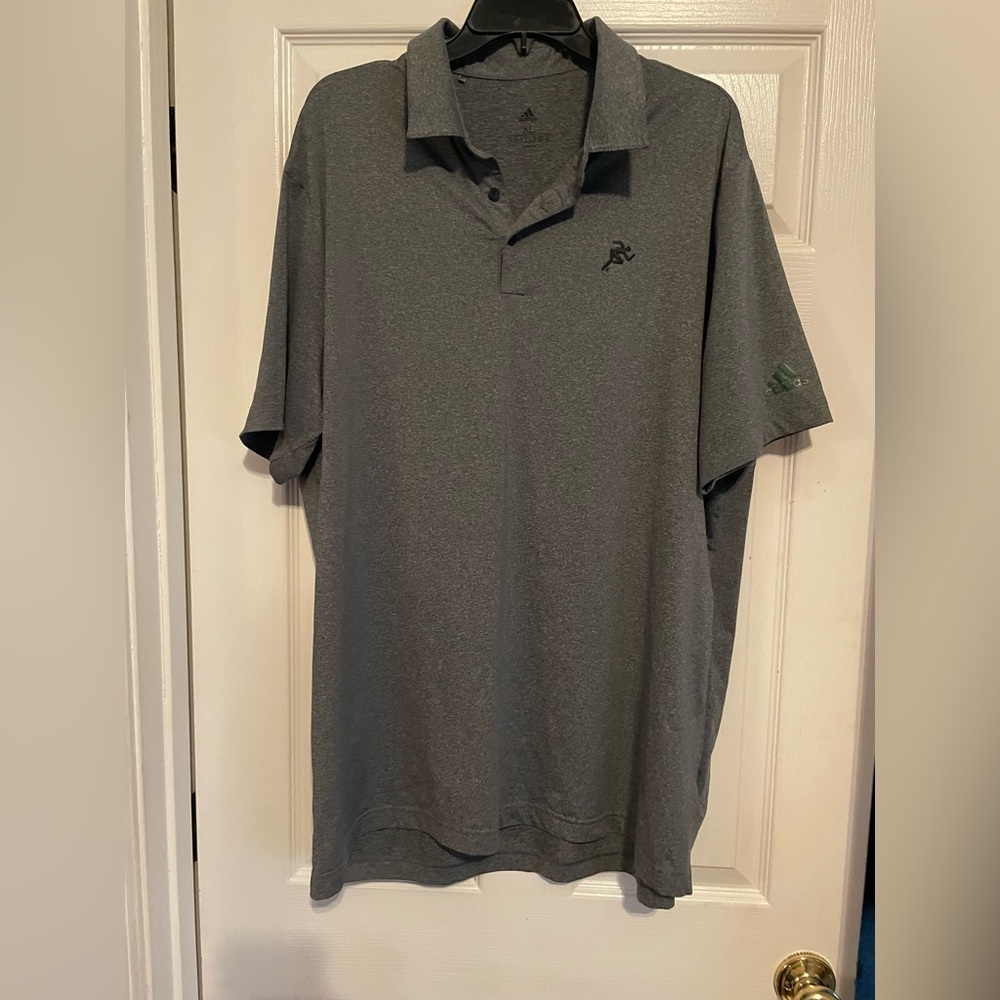 Adidas Gray Polo Shirt Casual Comfort
